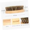 FOYTOKI Oval Shape Beard Brush with Boar Bristles Natural Beech Handle Beard Grooming Tool for Men view 2