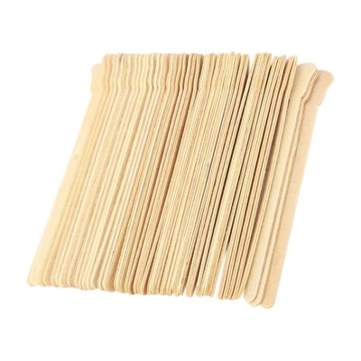 FOYTOKI 100pcs Disposable Wax Stirring Sticks for Waxing Waxing Rods for Hair Removal Beauty Supplies for Women and Girls Easy to Use Depilatory Waxes