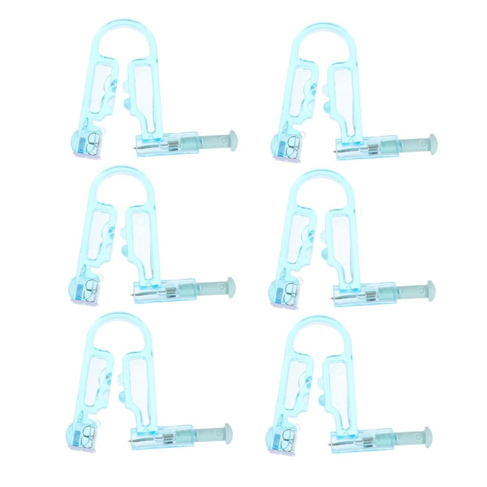 FOYTOKI 6pcs Low-pain Ear Piercing Device Disposable Ear Piercing Tool Accessory Painless Piercer Easy to Operate