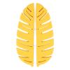 2Pcs Makeup Brushes Drying Rack Leaf Shape Multipurpose Makeup Brush Dryer Holder Stand with Strong Adhesive Makeup Brushes and Tools (Yellow) view 1
