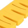 2Pcs Makeup Brushes Drying Rack Leaf Shape Multipurpose Makeup Brush Dryer Holder Stand with Strong Adhesive Makeup Brushes and Tools (Yellow) view 3