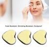 3Pcs Heart Shaped Facial Cleansing Pad Women Soft Washable Reusable Makeup Removal Face Cleansing Cloth for Home Travel Makeup Remove Face Wash Puff view 2