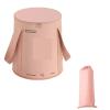 Bieqiair Foldable Foot Soaking Bag High Deep Portable Foot Bath Goddess Foot Wash Basin Insulated Soaking Bucket Constant Temperature(Pi nk) view 1