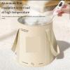 Bieqiair Foldable Foot Soaking Bag High Deep Portable Foot Bath Goddess Foot Wash Basin Insulated Soaking Bucket Constant Temperature(Pi nk) view 3