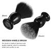 Beatifufu 2pcs Double Nylon Yarn Beard Brush for Men Soft and Comfortable Grooming Tool for Shaving and Facial Care for Personal Care Supplies and view 3