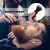 Beatifufu 2pcs Double Nylon Yarn Beard Brush for Men Soft and Comfortable Grooming Tool for Shaving and Facial Care for Personal Care Supplies and view 4