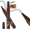 2025 New Magic Eyebrow Pencil, 3D Waterproof Microblading Eyebrow Pencil Contouring Pen for Perfect Brows, Get Natural, Fine Strokes with the 4-Tip Precise Brow Pen (A2 - Dark Brown) view 1