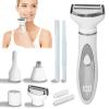 Women's Hair Removal System, Rechargeable Cordless Epilator with LCD Display, 4 Accessories view 1