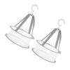 FRCOLOR 2pcs Skin-friendly Makeup Puff Drying Basket Hanging Drying Net for Cosmetics view 1