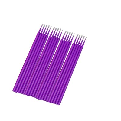 Baluue Micro Applicator Brush Eyelash Swabs 100pcs Non-linting Sanitary Makeup Tools for Lash Extension Removal Nail Art Crafting