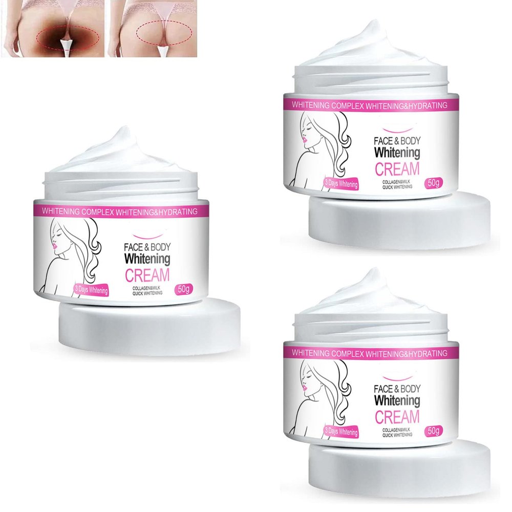 2025 New Crema De Arroz para Blanquear La Piel,Crema para Las Manchas De La Cara,Cremas para Las Manchas De La Cara Oscuras, Crema De Arroz para La Cara Blanquear,30/50 (50ml,3pcs)