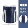 Bieqiair Foldable Basin Travel Camping Washbasin Bucket Fishing Folding Basin Foot Bath Sink Foot Soak Bag Multifunctional Bucket(Pink lidless) view 2