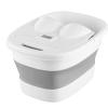 Bieqiair Foldable Foot Bath Massage Bucket with Lid Portable Basin Foot Soaking Bath Bucket Household Pedicure Bathtub with Phone Holder view 1
