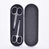 FOMIYES 2pcs Male Eyebrow Grooming Scissors Trimmer Precision Stainless Steel Safety Hair Cutting Tool Nose Brow Shaping Kit view 4