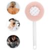 Baluue Plastic Bath Brush Handle for Scrubbing Portable Exfoliating Shower Brush for Gentle Body Cleansing for Daily Use and Relaxation view 3