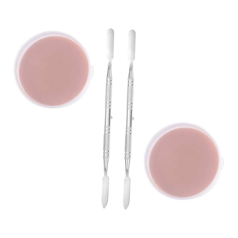 FOMIYES 2pcs Special Effects Scar Wax for Halloween Fake Bruise Scars Makeup Skin Wax Kit Tools Professional Makeup for Halloween Costumes