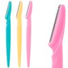 TOVINANNA 24pcs Stainless Steel Eyebrow Scraper Portable Facial Hair Trimmer Professional Beauty Tool Stylish Grooming Kit Random Color view 1
