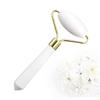 Baluue 1pc Natural White Jade Roller for Face Massage Lightweight Facial for Skin Care Reduces Puffiness and Relieves Migraines for Home Use and Travel view 3