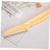 FRCOLOR 24pcs Stainless Steel Eyebrow Scraper Portable Plastic Facial Hair Trimmer Stylish Shaver Beauty Tool Random view 2
