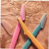FRCOLOR 24pcs Stainless Steel Eyebrow Scraper Portable Plastic Facial Hair Trimmer Stylish Shaver Beauty Tool Random view 4