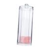minkissy Acrylic Cotton Swab Box with Lid, round Large Capacity Portable view 1