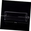 minkissy Acrylic Cotton Swab Box with Lid, round Large Capacity Portable view 2