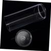minkissy Acrylic Cotton Swab Box with Lid, round Large Capacity Portable view 4