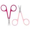 Baluue 4pcs Stainless Steel Eyebrow Scissors and Trimmers for Precise Eyebrow Grooming Comfortable Grip Handle Beauty Tool for Eyelash and Brow Makeup view 2