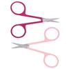 Baluue 4pcs Stainless Steel Eyebrow Scissors and Trimmers for Precise Eyebrow Grooming Comfortable Grip Handle Beauty Tool for Eyelash and Brow Makeup view 3