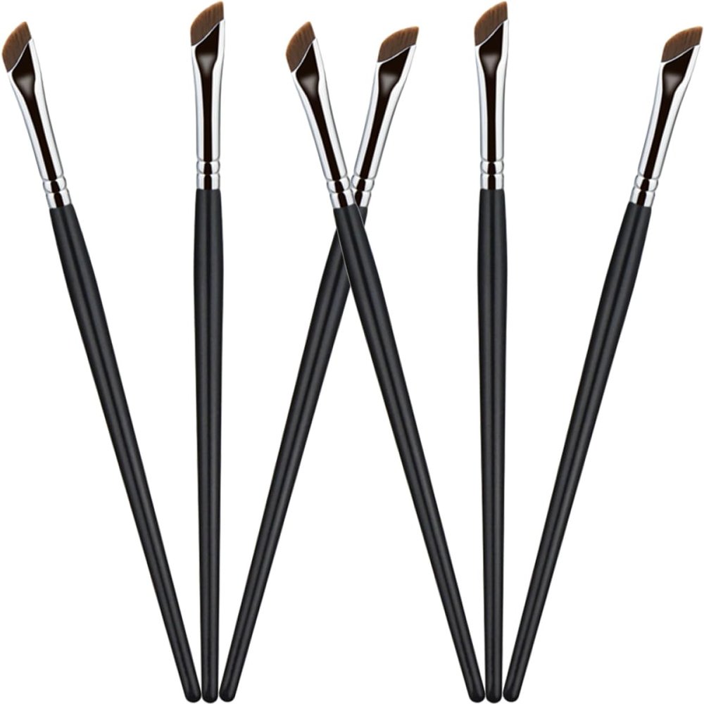 Baluue 6pcs Makeup Brush Angled Brush for Professional Beginner Easy Application