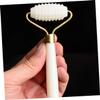 FRCOLOR Jade Guasha Facial Roller for Face Gua Sha Face Massager Portable Beauty Tool view 2