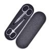 FRCOLOR 2pcs Stainless Steel Eyebrow Trimmer for Men Nose Hair Scissors Safety Hair Trimmer Kit Precision Blades view 1