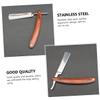 Didiseaon Manual Beard Trimmer Razor with Wooden Handle 2-Piece Set for Close Shaving Traditional Shaver for Men for Personal Grooming view 4