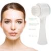 minkissy Double-Sided Facial Brush for Skin Cleansing Multifunctional Blackhead and Pore Cleaning Tool Gentle Exfoliation with Comfortable Material for All Skin Types view 4