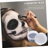 Didiseaon 2pcs Special Effects Face Body Paint Kit Cosplay Makeup Wax for Halloween Easy to Apply Water-based for Clown Skeleton and Ghost Looks view 4
