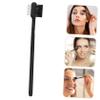 Didiseaon Dual Purpose Eyebrow Brush Combs Steel Eyelash Comb for Women Girls Ladies Gentle Comfortable view 3