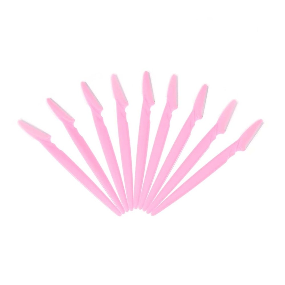 TOVINANNA 30pcs Stainless Steel Eyebrow Razors Portable Trimmers Facial for Women Makeup Tool
