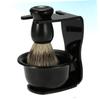 FRCOLOR Ganized Shaving Stand Set Shave Brush Kits Acrylic Stand Bowl for Gentle Shaving view 2