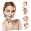 FOMIYES Jade Face Massage Roller and Scraping Plate Set Natural Skin Care Tool for Facial Massage Reducing Tension and Scarring Includes Box for Easy Storage view 3