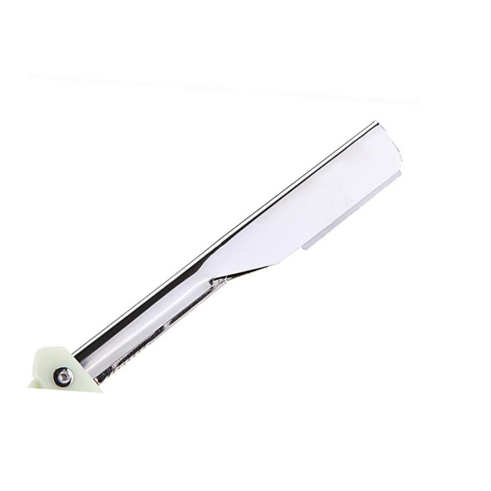 FOMIYES 6pcs Manual Beard Razor Holder for Men Traditional Shaving Tool for Hair Salon and Personal Use Includes White and Black Holders Included