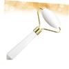 Didiseaon 1pc Natural White Jade Facial Massager Gua Tool for Face Neck Skin Care Massage Roller Beauty Tool for Redness Puffiness Relief view 2