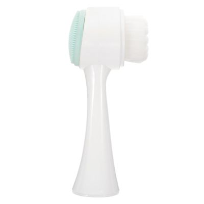 FRCOLOR Double-Sided Facial Brush for Deep Cleansing Multifunctional Face Cleaning Tool for Blackhead and Pore Removal Comfortable Skin-Friendly Material for Daily Use