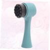 FRCOLOR Double-Sided Facial Brush for Deep Cleansing Multifunctional Face Cleaning Tool for Blackhead and Pore Removal Comfortable Skin-Friendly Material for Daily Use view 4