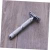 FRCOLOR Stainless Steel Safety Razor for Men Sensitive Skin Shaving Razor Double Edge Blade view 3