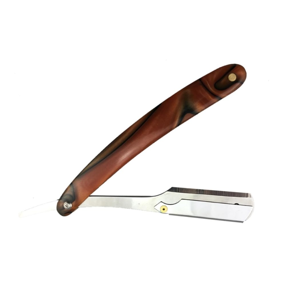 Didiseaon Razor Holder for Men Barber Steel Razor for Men Shaving Tool Easy-open Guard Barber Shop Salon Use