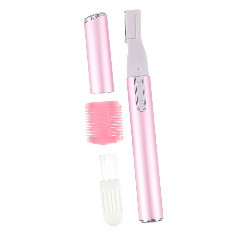 FRCOLOR Facial Hair Remover Electric Eyebrow Shaver Precision Trimmer Portable for Home Travel