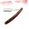 Didiseaon 3pcs Razor Metal Shaving Razor for Men Safe for Beard Sideburns Short Fine Hair view 2