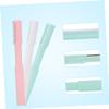 FRCOLOR 3pcs Stainless Steel Eyebrow Razor Kit Women Safety Razor for Shaping Trimming Comb view 4