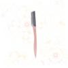 FRCOLOR 9pcs Stainless Steel Eyebrow Trimmer Portable Makeup Tool Kit for Women Girls Lightweight Non-Slip Grip for Eyebrow Grooming Pink view 3