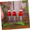MUSISALY 1bag Gloss Lip Stain Containers Empty Lip Gloss Bottles Plastic for Women Female Red view 2